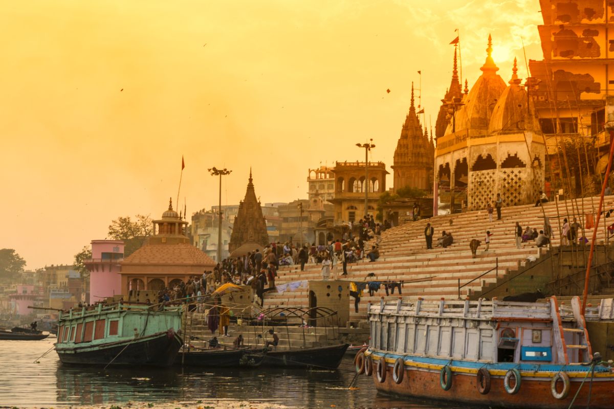 Varanasi ghats and temples